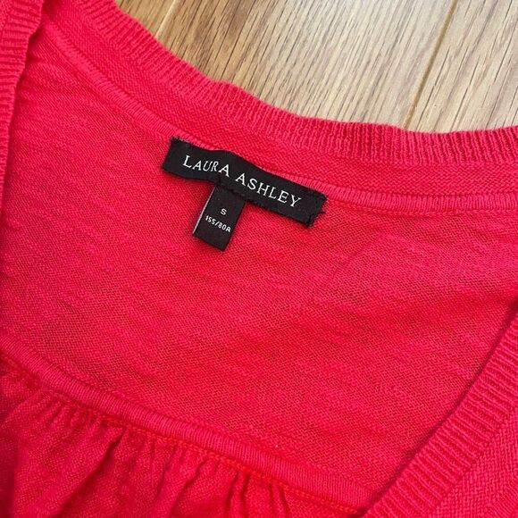 Laura Ashley Vintage Red Orange Cardigan – S - Picture 5 of 14